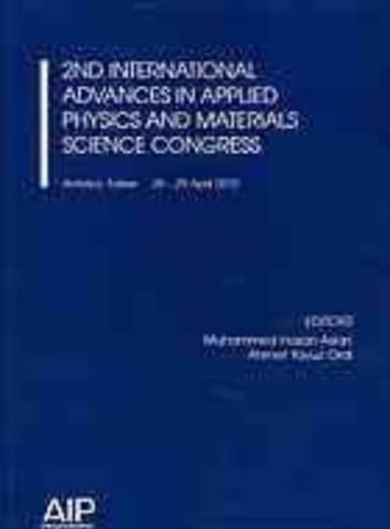 2nd International Advances in Applied Physics and Materials Science Congress
