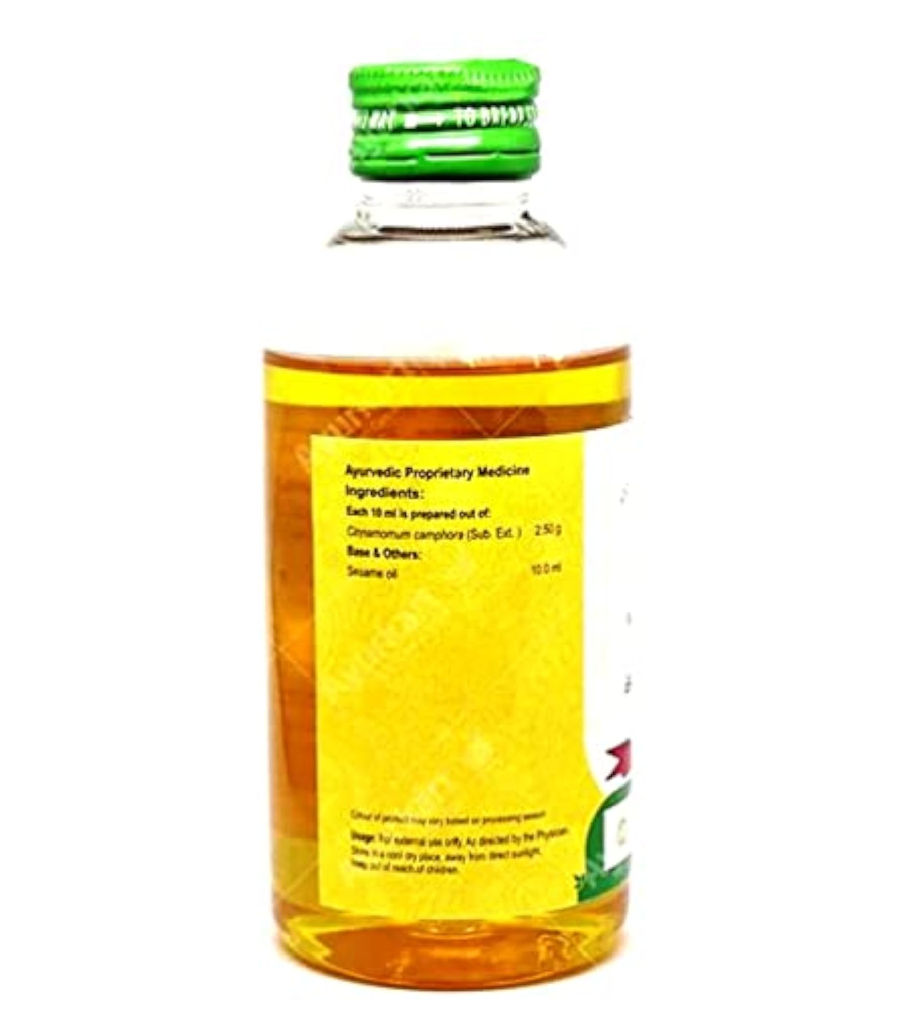 Vaidyaratnam Karpoora Thailam, Natural Ayurvedic Oil
