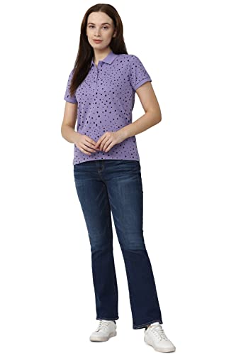 Image of Van Heusen Women's Cotton Regular Fit Polo T-Shirt