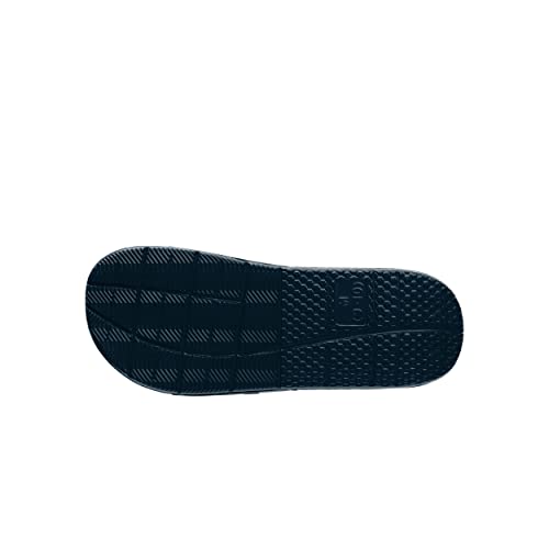 Image of FOCO mens NFL Team Stripe Logo Athletic Sport Shower Flip Flop Sandals Gel Slides