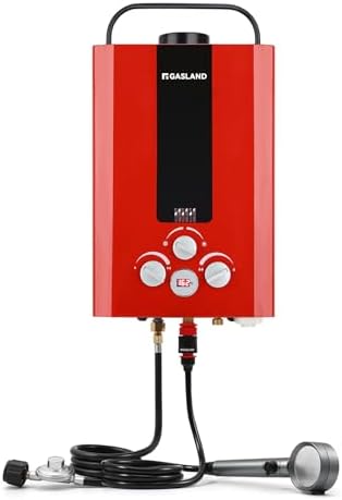 Gasland Tankless Water Heater - Which One Will Transform Your Home? 5 GASLAND Outdoors Tankless Water Heater Propane,1.58GPM 6L Portable Gas Water Heater, Overheating Protection, Easy to Install, for RV Cabin Barn Camping Boat, Red, BE158R