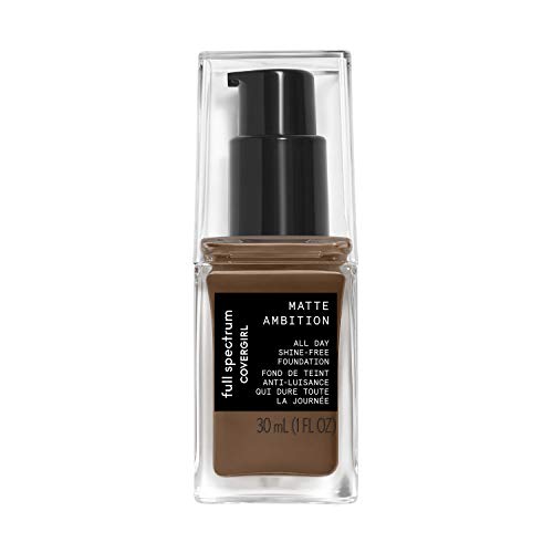 COVERGIRL All Day Foundation Matte Ambition, Deep Neutral 2, 1.01 Ounce