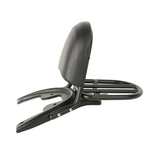 Sissy bar et dossier passager V-Rod en acier robuste avec plaque intégrée