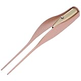 SUPVOX Herramienta de limpiador de cera de oído de acero inoxidable pinza de oreja de pinza de oreja LED (color aleatorio)