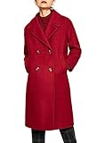 patrizia pepe trenchcoat schwarz Verschluss: Reißverschluss Pepe Jeans Damen Mantel Pepe Jeans, Rot (Garnet 284), Large