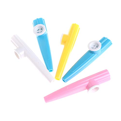 GROOMY Kazoo Lot de 5 harmonicas en plastique pour enfant - Les Beatles, Paul McCartney, John Lennon, RIngo Starr, George Harrison GROOMY Kazoo Lot de 5 harmonicas en plastique pour enfant – Image 8