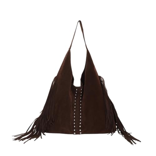 Faux Suede Hobo Bag for Women