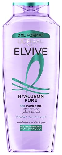 LOréal Paris LOREAL Elvive Hyaluron Pure Shampoo For Oily Scalp & Dehydrated Lengths 600ml