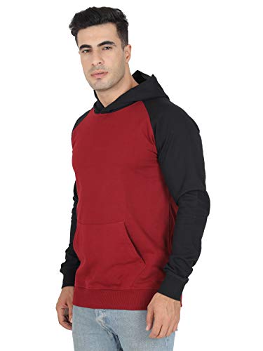 Image of Veirdo Men's Regular Fit Cotton Sweatshirt Hoodie - Multicolor