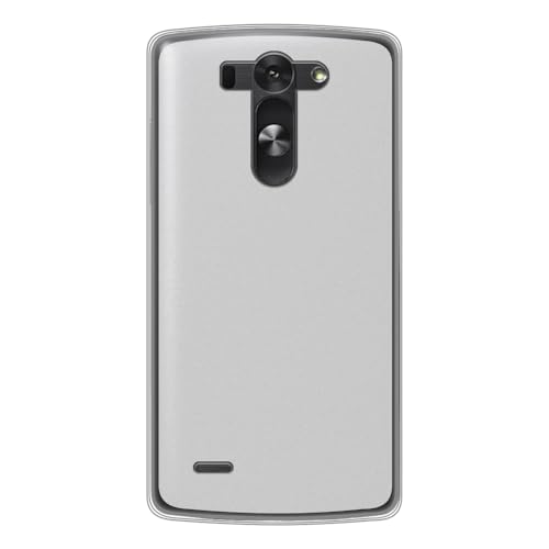 Shantime Soft Case Compatible with LG G3 Beat, Slim Shockproof Bumper Protective Back Cover, Anti-Scratch Flexible Shell, Grip-Friendly(White)