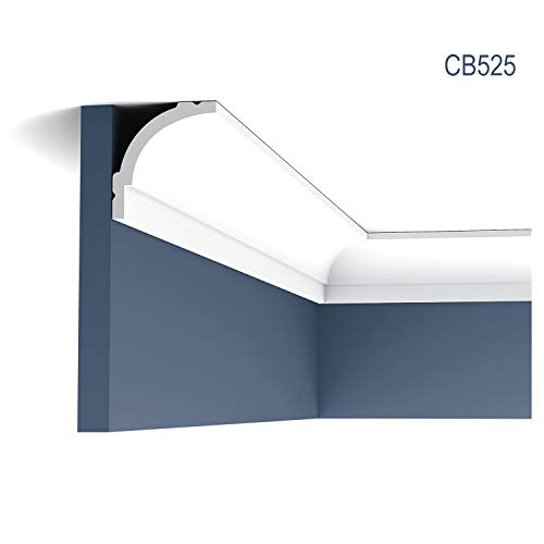Cornisa Orac Decor CB525 BASIXX 20m para ocultar grietas en techos y uniones defectuosas 4