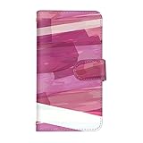 スマ通 iPhone 15 Pro Max 対応 ケース スマホケース 手帳型 カード収納 スタンド ストラップ穴 携帯 カバー カラフルマーカー 手書き アート おしゃれ アイフォン フィフティーン プロ Pro Max (E.ピンク) vd-0487