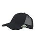 Vintage Year Plain Cotton Twill Mesh Adjustable Snapback Trucker Baseball Cap (Various Colors) (Black)