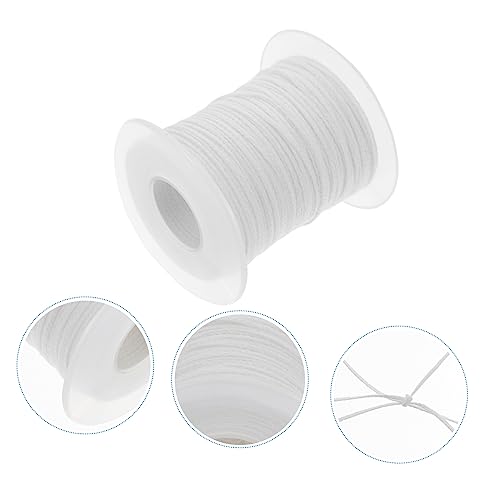 STOBOK rollo de mecha para vela 61m algodón natural miniatura 2