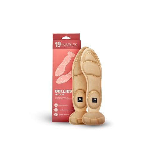 Image of Bellies Memory Foam Insoles for Women - Full Length Cushioned Insole pads for Comfort, for Bellies (Mojdi) Shoes, with Shoe Bite Protector, Pain Relief, Adjustable Universal Size, Pack of 2