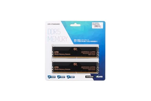 CFD STANDARD DDR5 メモリ 32GB (2x16GB) W5U5600CS-32G | CFD Standard DDR5-5600 デスクトップ用メモリ