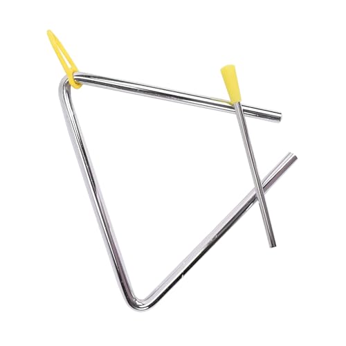 Triangel Musikinstrument,Triangle,Trian,Kinder,Percussion,Musikinstrumente,Instrumente,Dreieck,für Schlag-Dreiecke,Schlägern,Musikalische,Früherziehungtriangel,Groß,Baby,Erwachsene,Früherziehung
