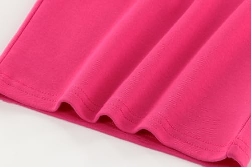 Image of Girls Lettuce Edge Trim Mock Neck Long Sleeve Slim Fit T-Shirt Tops Lightweight Knit Tee