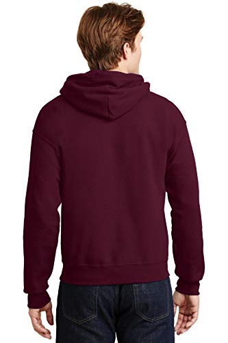 Image of Gildan Men's Heavy Blend Drawcord Hooded Sweatshirt, Safety Pink