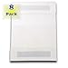 Universal Wall Mount Sign/Memo Holders By ClearView. [Set of 8] Crack & Scratch Resistant. Commercially Rated. Holds Standard 8.5