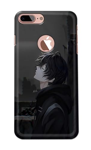 Image of PRINTFIDAA Plastic Printed Hard Back Cover Case For Apple iPhone 7+ Plus Logo | iPhone 8+ Plus Logo Back Cover (Famous Anime Cartoon Character) -112, Multicolor