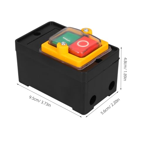 Interruptor de motor PRETYZOOM de alta resistencia exterior con boton de parada 2