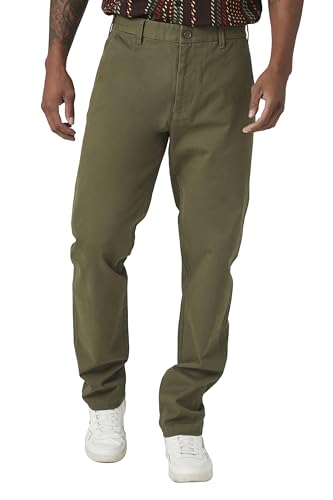 Forever 21 Men's Twill Mid-Rise Slim-fit Pants2