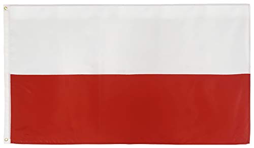 FlagScout - Polen Flagge | 90 x 150 cm | Flaggen mit top Qualität, hochwertiger Verarbeitung und kräftigen Farben