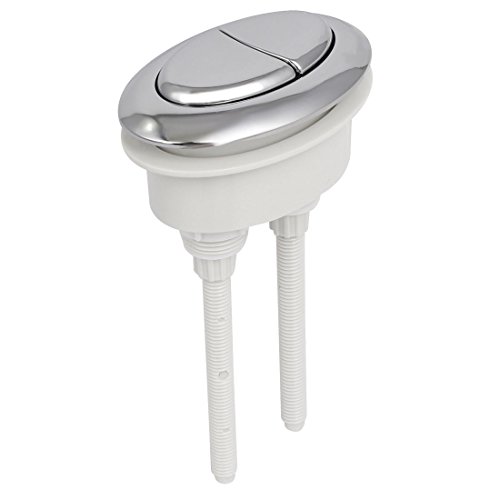 Aexit 76mmx50mmx135mm ABS Oval Shape Dual Flush Toilet Water Tank