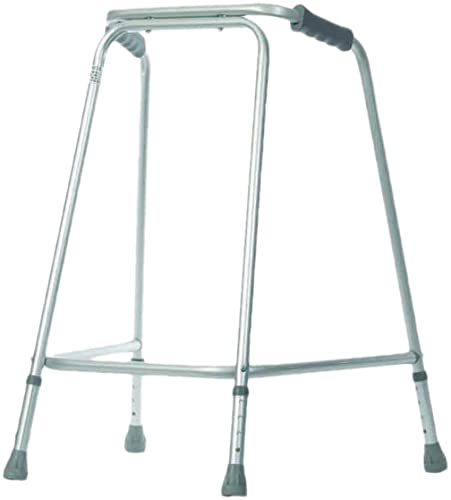 Aidapt Bariatric Walking Frame - Silver - Height Adjustable