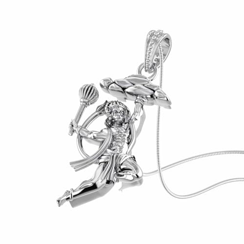 Pendentif Hanuman en argent, collier Bajrang Bali source de sérénité