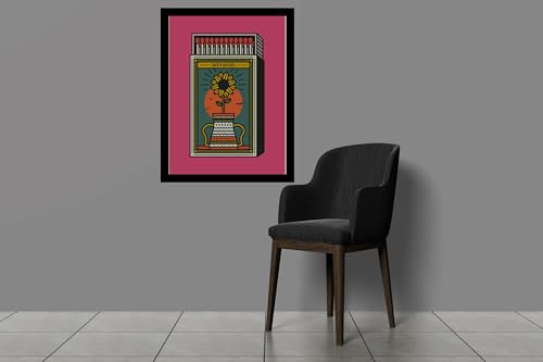 Image of BLINKART Trendy Abstract Wall Art Painting Print Design | Aesthetic Wall Decor Photo Artwork Frame Decoration Hanging For Home Bedroom Living Room Office Wall Decor | T073 | 13x10 Inches