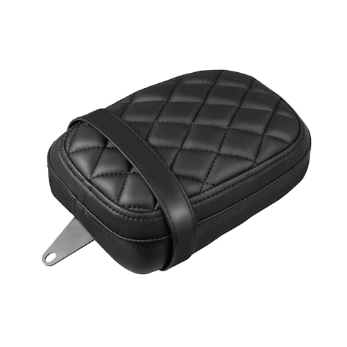JUNJUMOTO Motorcycle Seat for Passenger Thicker Passenger Seat Comfortable Rear Seat Compatible with Honda CMX1100 Rebel 1100 CM1100 2021-2026 （Black Stiching)