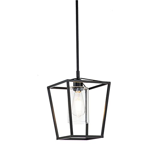 Chandelier geométrico E27 industrial para crear ambientes cálidos en el dormitorio