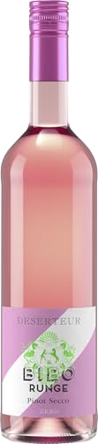 BIBO RUNGE Deserteur Pinot Secco Zero – veganer alkoholfreier Roséwein Rheingau (1 x 0.75 l)