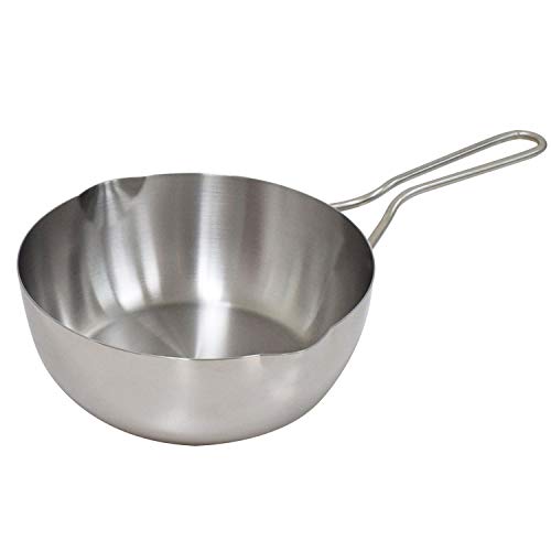 Urushiyama Metal Industries KSN-20Y Yukihira Pot, 7.9 inches (20 cm), Induction Compatible, Stainless Steel, Made in Japan