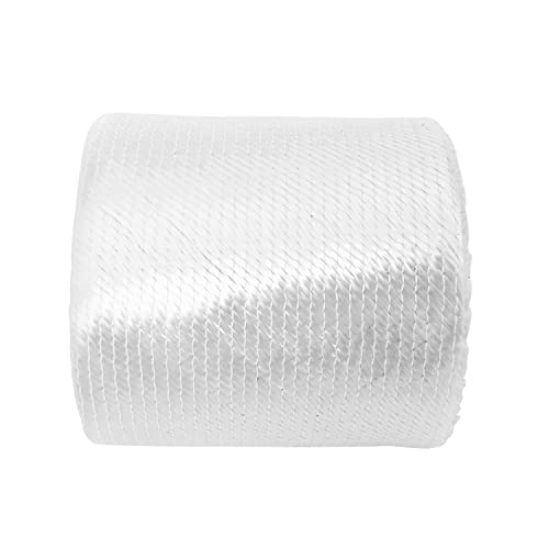 Image of 1708 Fiberglass Cloth Roll | 5 inch Wide by 360 inch (10 Yards) | Molding Roofing Boat Marine Repair | Resin & Epoxy Compatible | Roll Package (5 inch 1708 Fiberglass)