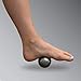 KT Health, Ice/Heat Therapeutic Massage Ball for Muscle Pain & Stress Relief, Black/Orange