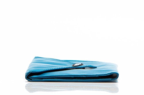Image of Big Skinny Women's Slimvelope Tri-Fold Checkbook Slim Wallet, Holds Up to 40 Cards