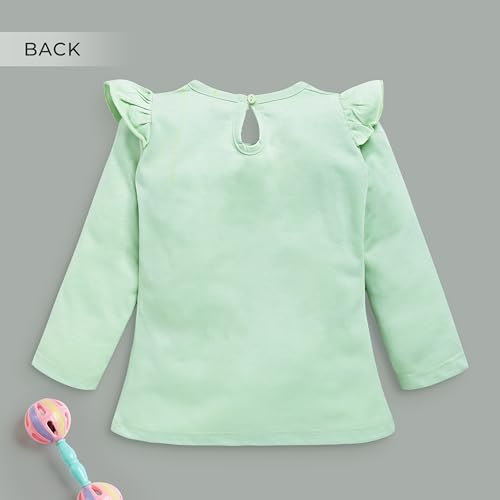 Image of LuvLap Baby Girls 100% Cotton Full Sleeve Girls Top, Pack of 02