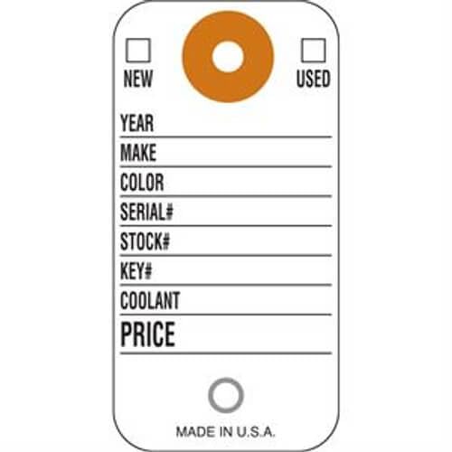 Colored Key Tags with Rings, 1 3/8