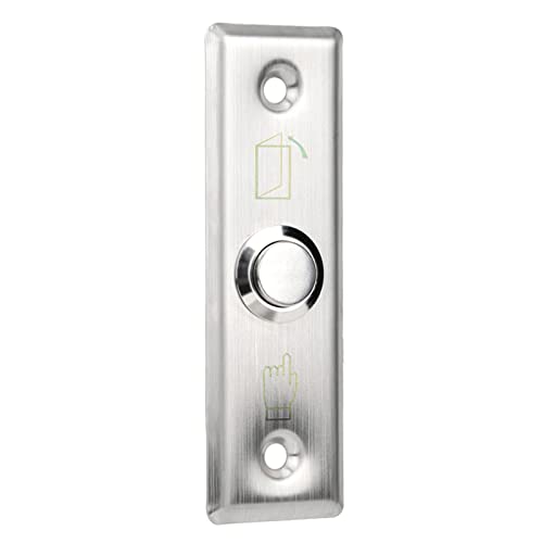 Botón de Salida de Aleación Antioxidante, Botón de Puerta, Antirrobo de Hotel de Apartamentos de Control de Acceso a la Oficina de Seguridad para Seguridad en el Hogar
