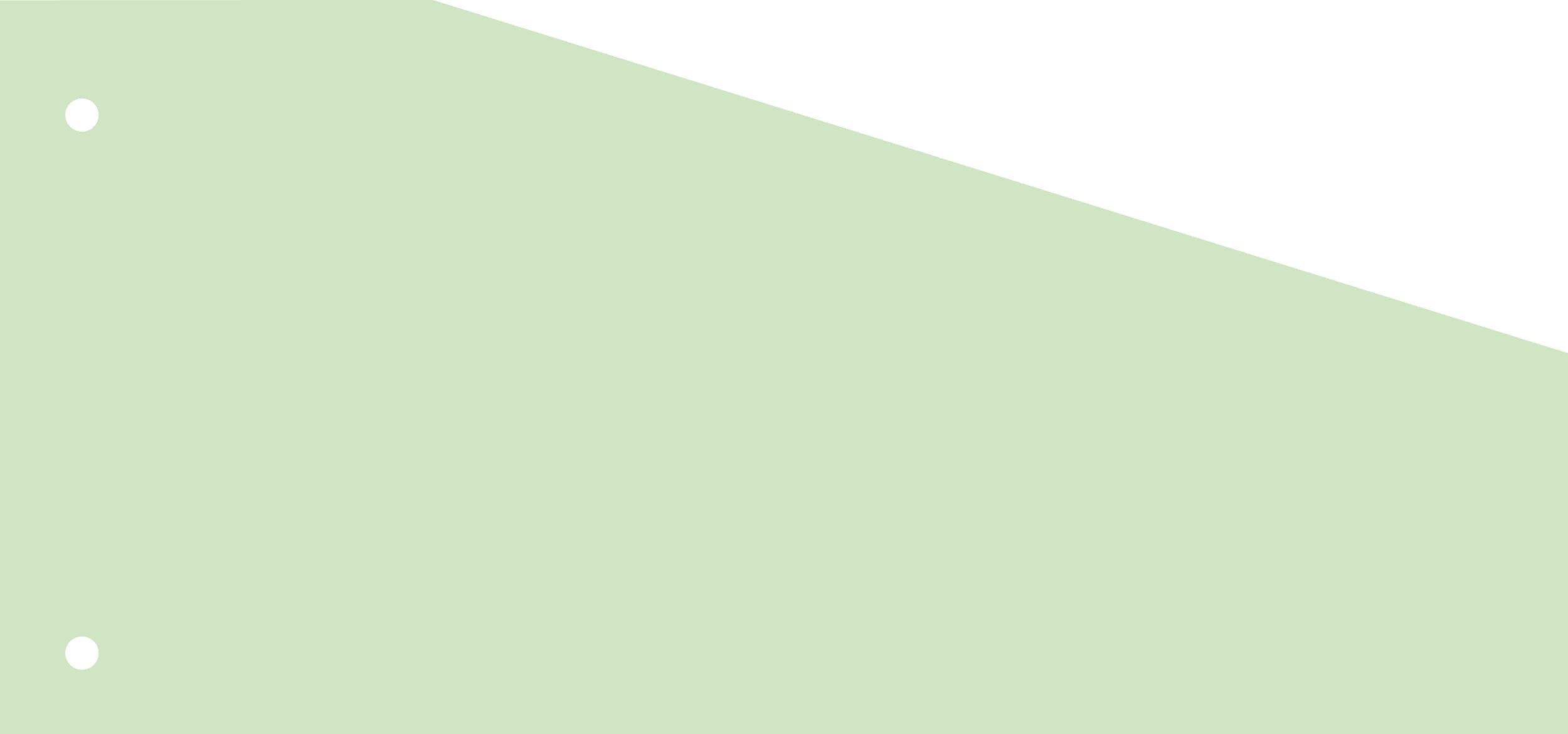 Kangaro 07070-01-TR Divider Strips Paper Green 235 x 105 Trapezoid