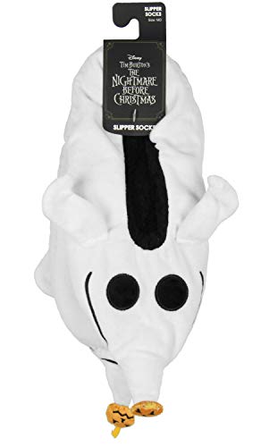 Bioworld The Nightmare Before Christmas Zero Dog Character Slipper Socks with No-Slip Sole For Women Men4