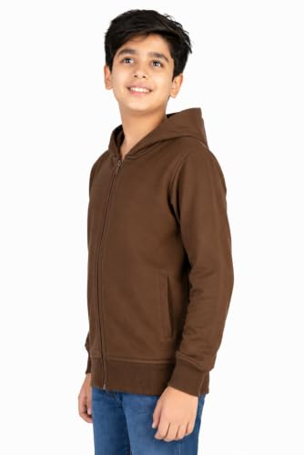 Image of ADBUCKS Rich Cotton Full Sleeves Zipper Jacket with Hoodies for Boys
