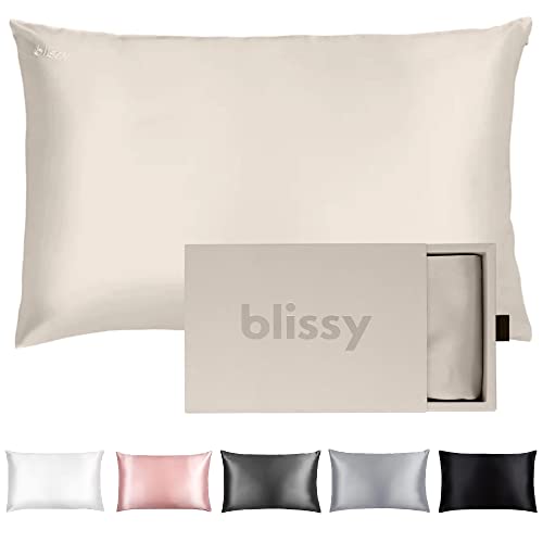 Blissy Silk Pillowcase 100 Pure Mulberry Silk 22 Momme 6A High