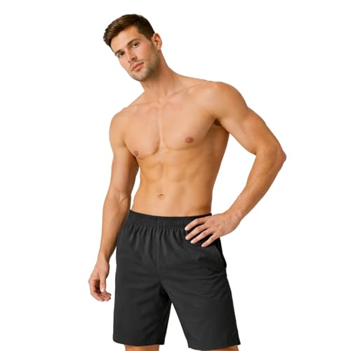 Image of GYMIFIC Mens Sports Training Running Dry Fit Solid Boxer Shorts | Premium Lightweight Stretchable Activewear Gym Shorts for Running, Workout, Training & Fitness