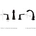 Pfister Weller Bathroom Sink Faucet, 8-Inch Widespread, 2-Handle, 3-Hole, Tuscan Bronze Finish, LG49WR0Y