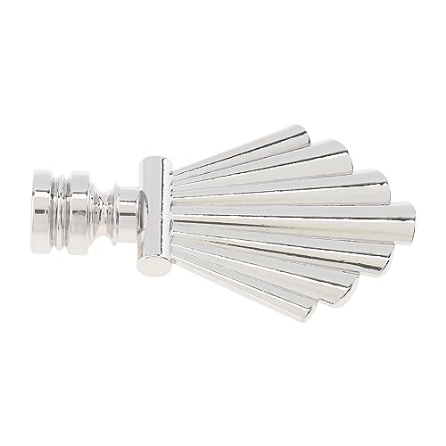 Image of RTNLIT Lamp Finial Cap Knob 2.8 Inch Tall Lamp Finials Decorative Alloy Finials for Lamp Shades, Tapped 1 /4-28 Lamp Knob Replacement, Silver