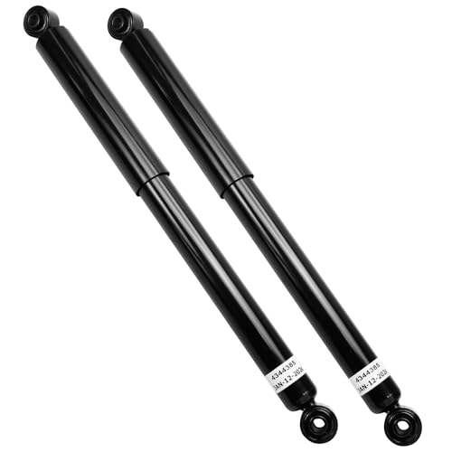 Image of Detroit Axle - RWD Shock Absorbers for 2002 2003 2004 2005 2006 2007 2008 Dodge Ram 1500, 4pc Strut Shock Absorbers Assembly Front & Rear Replacement